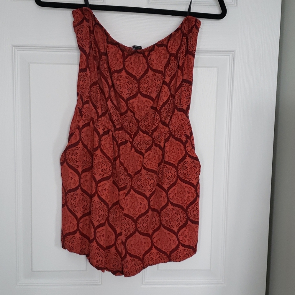 Strapless romper
